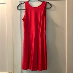 Ann Taylor Pink Fit and Flair Dress